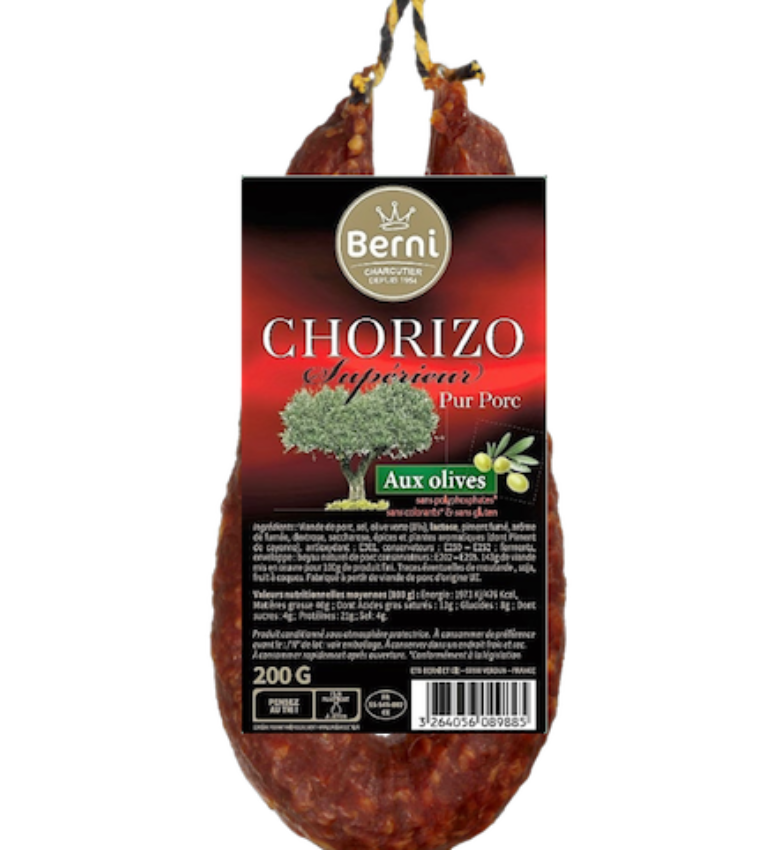 Tranches de Chorizo ・ 200g ・ Qté pour 2 pers. - Les pousse-midi