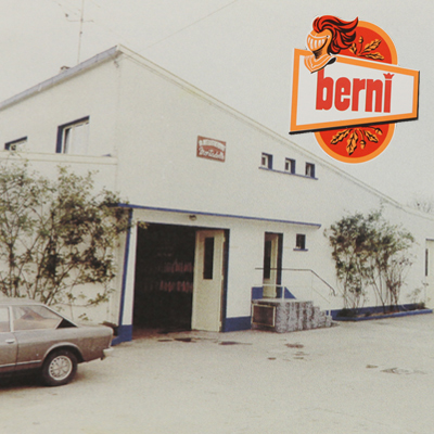 Photo de l'usine Berni lors de sa création en 1954