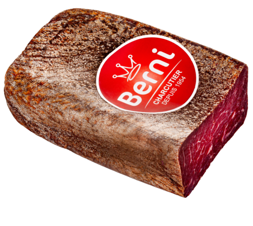 Packshot viande des grisons coupe Berni