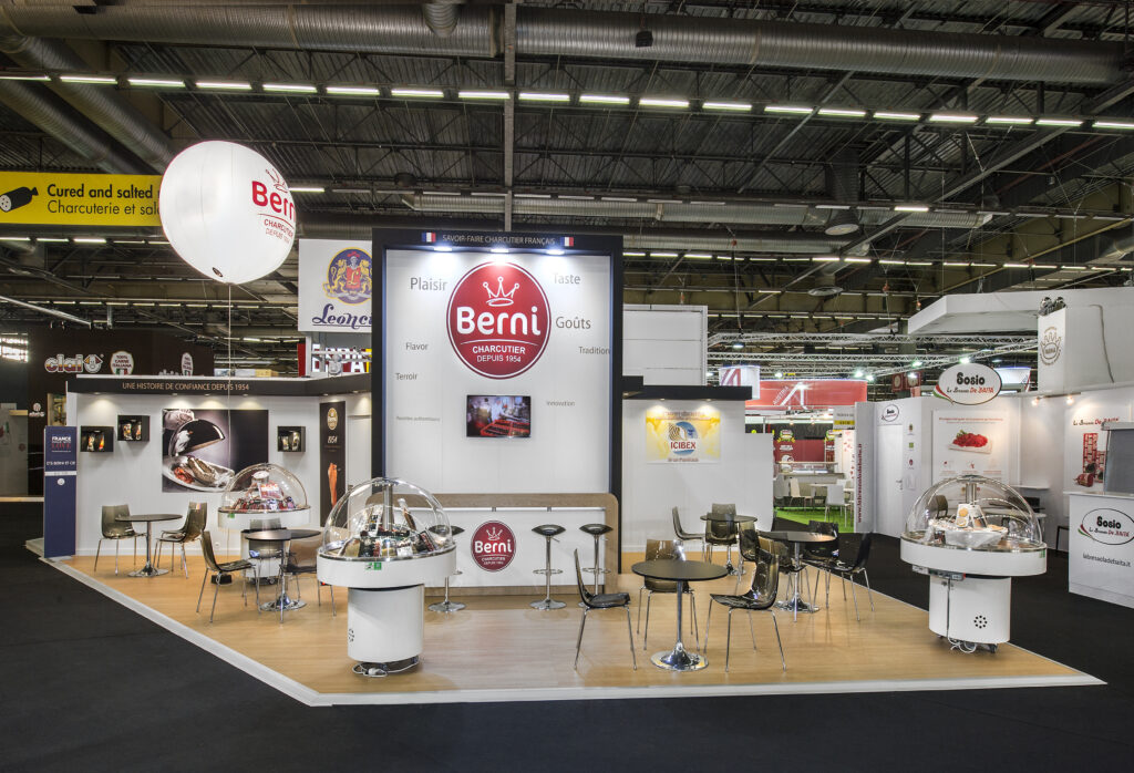 Photo du stand Berni lors du Salon International de l'Alimentation en 2016