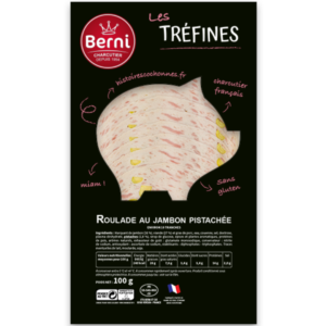 packshot Roulade au jambon pistachée Berni de la gamme tréfines