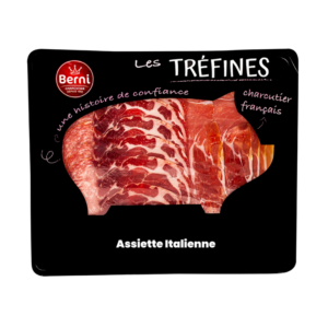 packshot assiette charcuterie italienne Berni