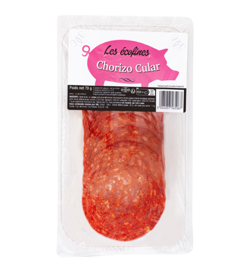 packshot Chorizo cular 70g Berni gamme écofines