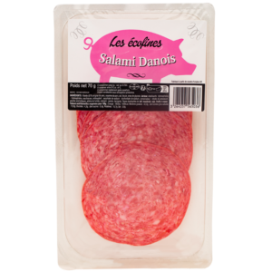 Packshot Salami danois Berni de la gamme écofines