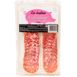 packshot Saucisson sec 60g Berni gamme écofines