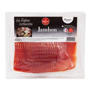 packshot jambon sec berni restauration tréfines