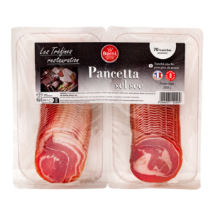 Packshot Pancetta Berni gamme tréfines restauration