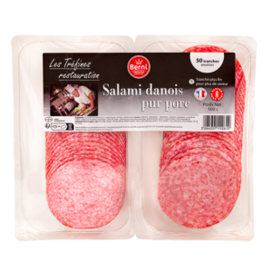 packshot Salami Danois Berni gamme tréfines restauration