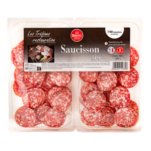 Packshot Saucisson Sec berni de la gamme tréfines restauration