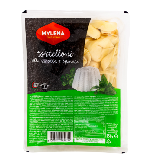 packshot Tortelloni ricotta épinards Berni