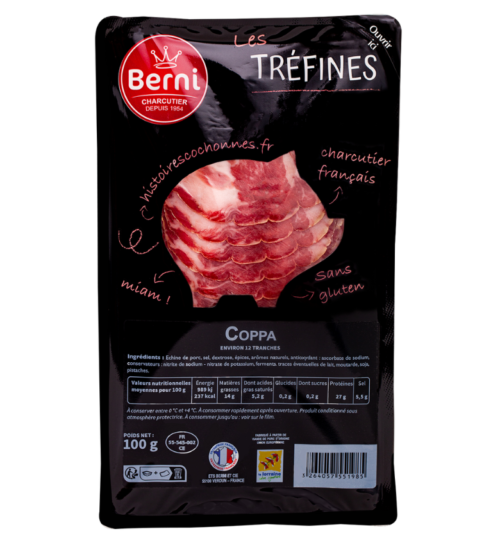 Packshot Coppa de la gamme tréfines de Berni