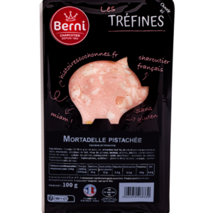 packshot mortadelle pistachée Berni gamme tréfines