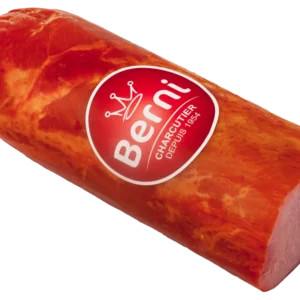 Packshot filet de bacon fumé à la coupe Berni