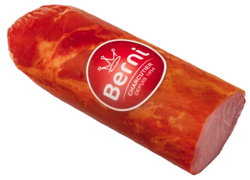 Packshot filet de bacon fumé à la coupe Berni